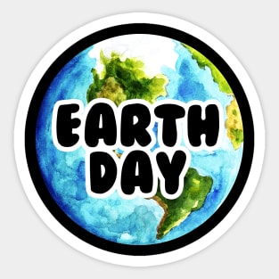 Earth day Sticker